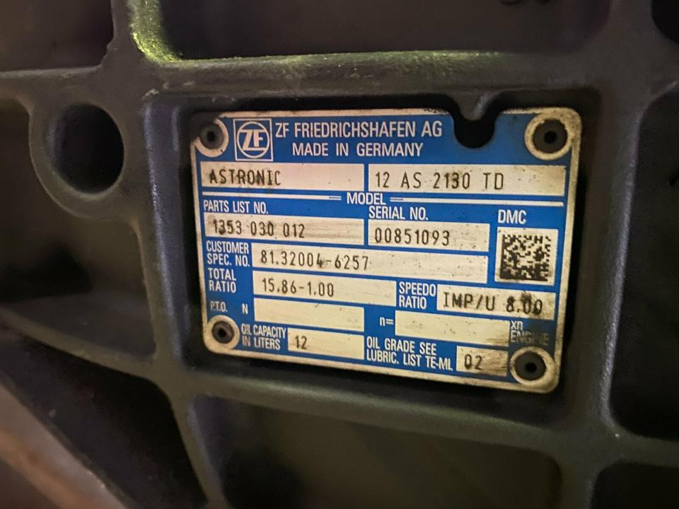 MAN TGX, TGS Getriebe ZF ASTRONIC 12 AS 2130 TD, 81.32004-6257 - Boîte de vitesse pour Camion: photos 4 MAN TGX, TGS Getriebe ZF ASTRONIC 12 AS 2130 TD, 81.32004-6257 - Boîte de vitesse pour Camion: photos 4