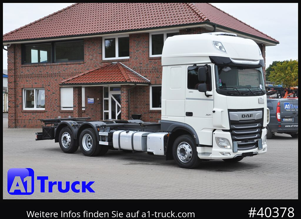 DAF DAF XF 480 FAN SSC Intarder, Lenkachse Standlklima - Camion porte-conteneur/ Caisse mobile: photos 1 DAF DAF XF 480 FAN SSC Intarder, Lenkachse Standlklima - Camion porte-conteneur/ Caisse mobile: photos 1
