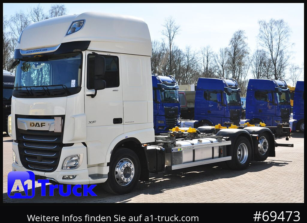 Camion porte-conteneur/ Caisse mobile DAF DAF XF 480 FAR SSC Intarder Multiwechsler, 7.82: photos 11