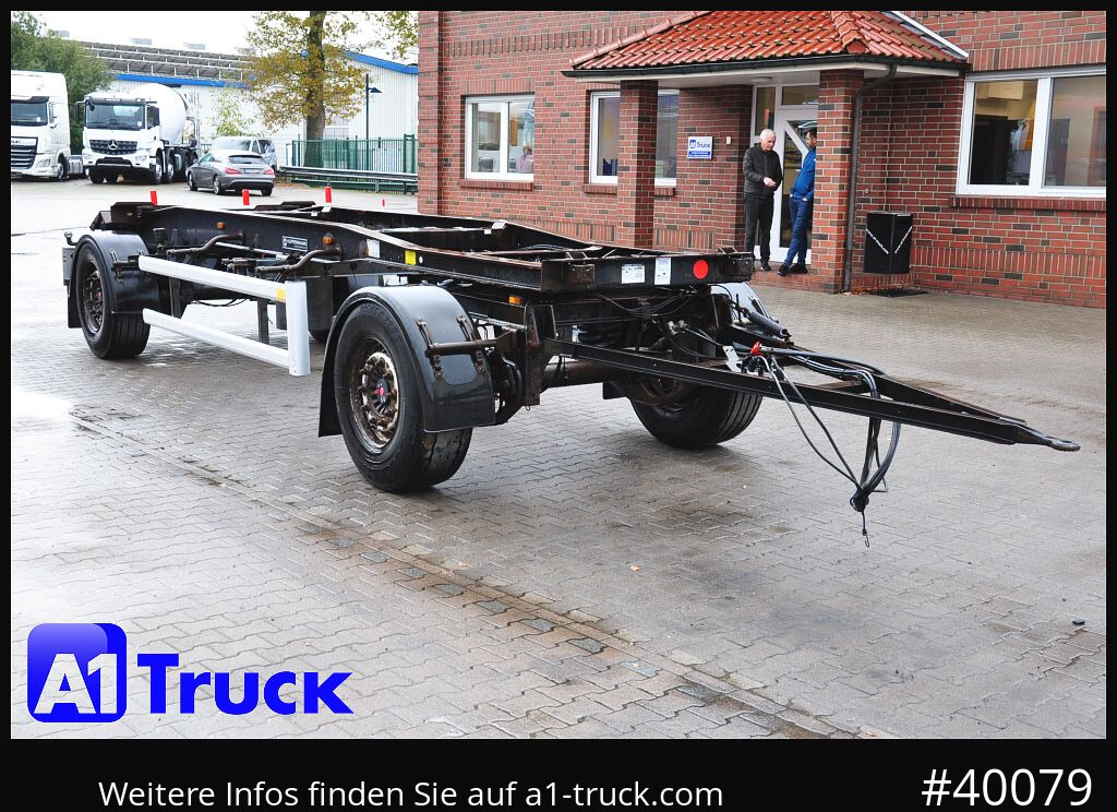 HUEFFERMANN HSA 1870, Abrollanhänger, Schlitten, - Remorque ampliroll/ Multibenne: photos 1 HUEFFERMANN HSA 1870, Abrollanhänger, Schlitten, - Remorque ampliroll/ Multibenne: photos 1