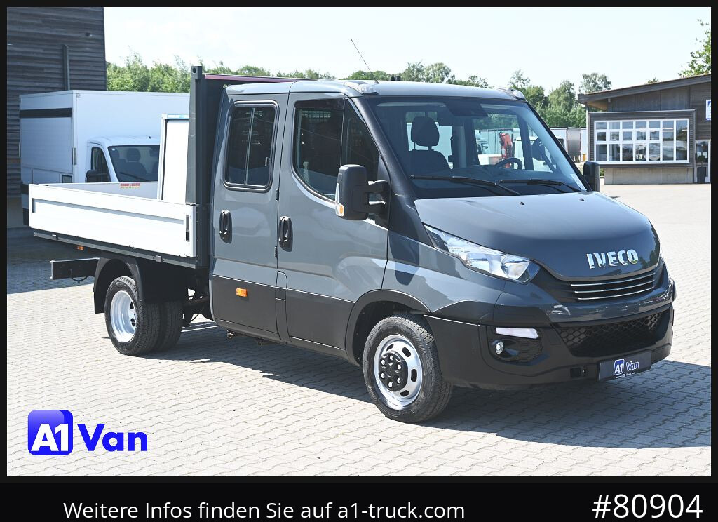IVECO Daily 35C18 A8V Doka Pritsche, AHK, Tempomat, Stdhz. - Fourgon plateau, Utilitaire double cabine: photos 1 IVECO Daily 35C18 A8V Doka Pritsche, AHK, Tempomat, Stdhz. - Fourgon plateau, Utilitaire double cabine: photos 1