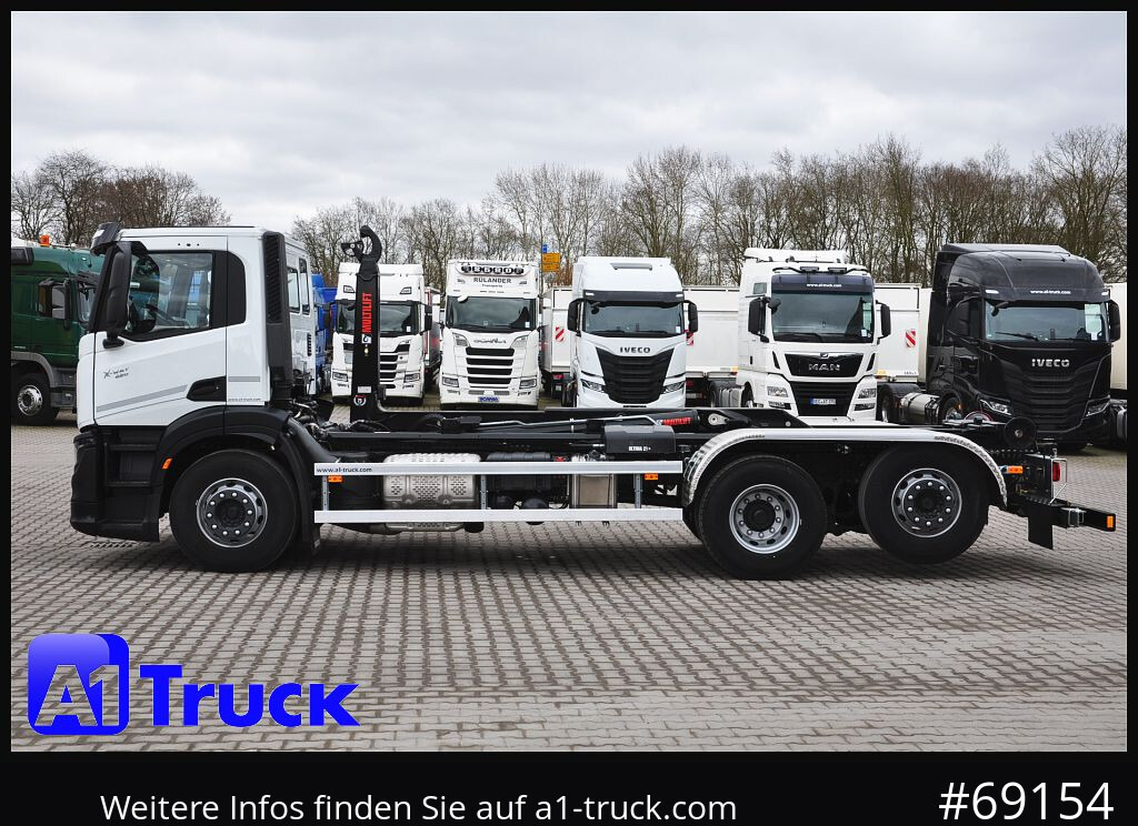 Camion ampliroll neuf IVECO X-Way AD280X42, HIAB Multilift, Lenk- Liftachse,: photos 12