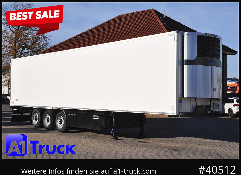 KOEGEL ThermoKing A400, Doppelstock, Blumenbreit - Semi-remorque frigorifique: photos 1 KOEGEL ThermoKing A400, Doppelstock, Blumenbreit - Semi-remorque frigorifique: photos 1