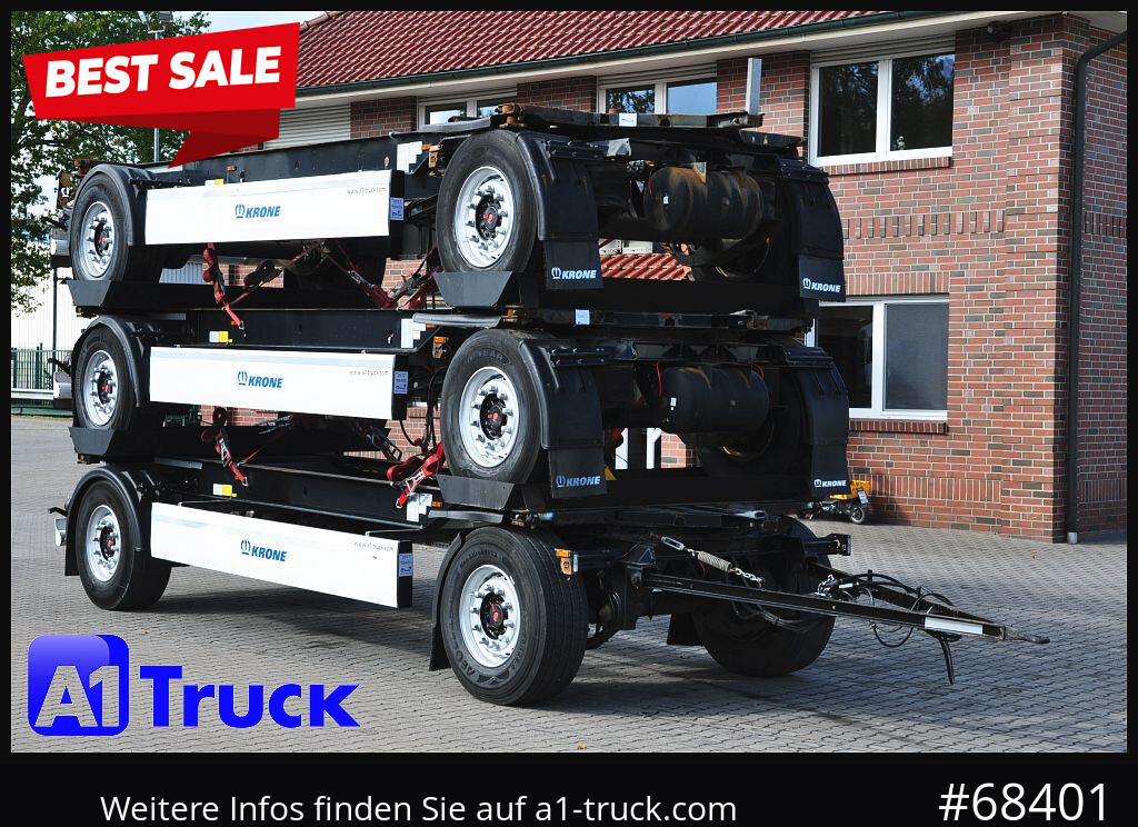 KRONE 3 er Paket Standard BDF, Bj 2017 SAF Achse - Remorque porte-conteneur/ Caisse mobile: photos 1 KRONE 3 er Paket Standard BDF, Bj 2017 SAF Achse - Remorque porte-conteneur/ Caisse mobile: photos 1