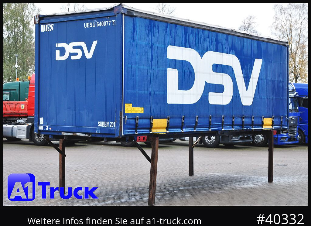 Carrosserie bâchee KRONE 7.45 BDF Wechselbrücke, Schiebeplane: photos 14 Carrosserie bâchee KRONE 7.45 BDF Wechselbrücke, Schiebeplane: photos 14