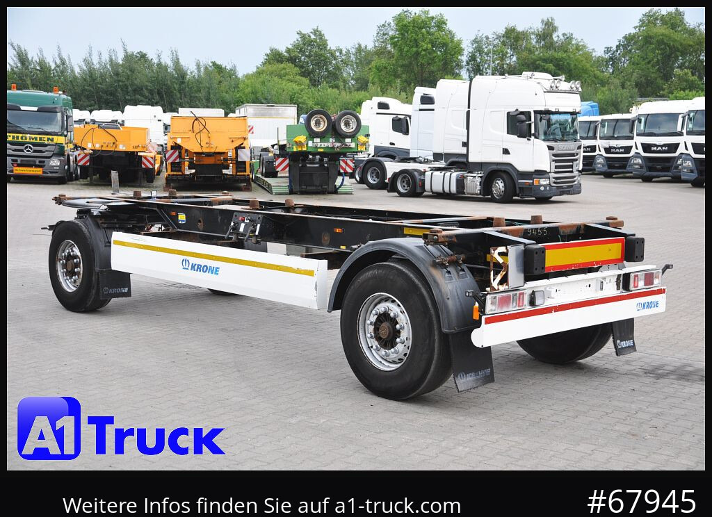 Remorque porte-conteneur/ Caisse mobile KRONE AZ 18, Standard BDF, 1 Vorbesitzer, BPW: photos 13