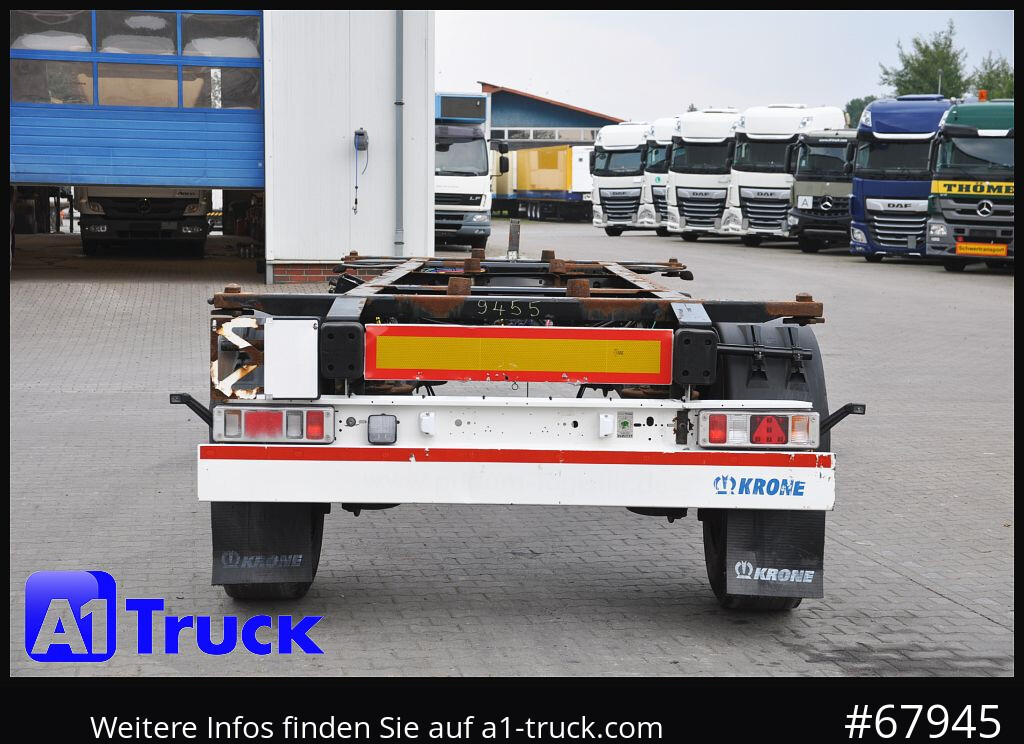 Remorque porte-conteneur/ Caisse mobile KRONE AZ 18, Standard BDF, 1 Vorbesitzer, BPW: photos 12