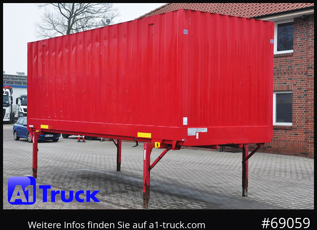 KRONE BDF 7,45 Wechselbrücke Koffer, Zurrösen in den Seitenwänden - Carrosserie fourgon: photos 1 KRONE BDF 7,45 Wechselbrücke Koffer, Zurrösen in den Seitenwänden - Carrosserie fourgon: photos 1