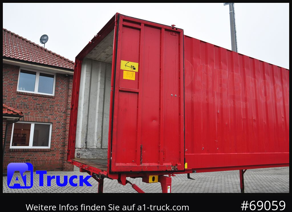 KRONE BDF 7,45 Wechselbrücke Koffer, Zurrösen in den Seitenwänden - Carrosserie fourgon: photos 3 KRONE BDF 7,45 Wechselbrücke Koffer, Zurrösen in den Seitenwänden - Carrosserie fourgon: photos 3