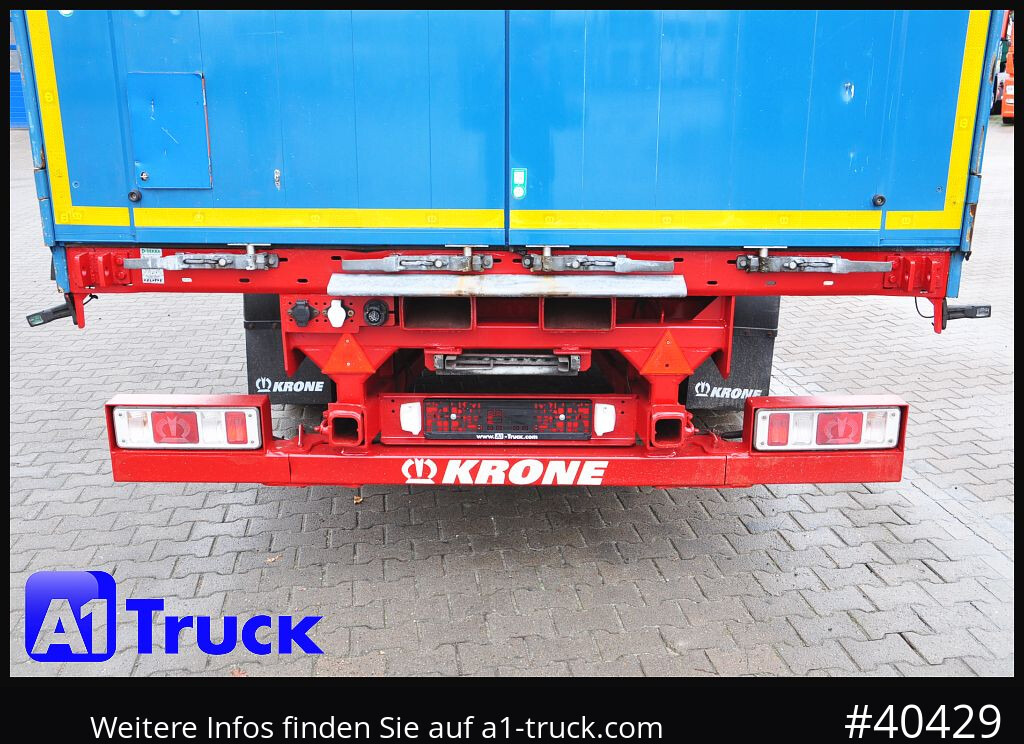 KRONE SD 27, Papier, Staplerhalterung, Bordwand, Lenkachse - Semi-remorque rideaux coulissants: photos 4 KRONE SD 27, Papier, Staplerhalterung, Bordwand, Lenkachse - Semi-remorque rideaux coulissants: photos 4