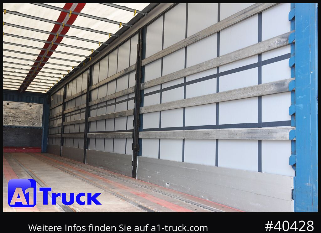 KRONE SD 27, Papier, Staplerhalterung, Bordwand, Lenkachse - Semi-remorque rideaux coulissants: photos 3 KRONE SD 27, Papier, Staplerhalterung, Bordwand, Lenkachse - Semi-remorque rideaux coulissants: photos 3