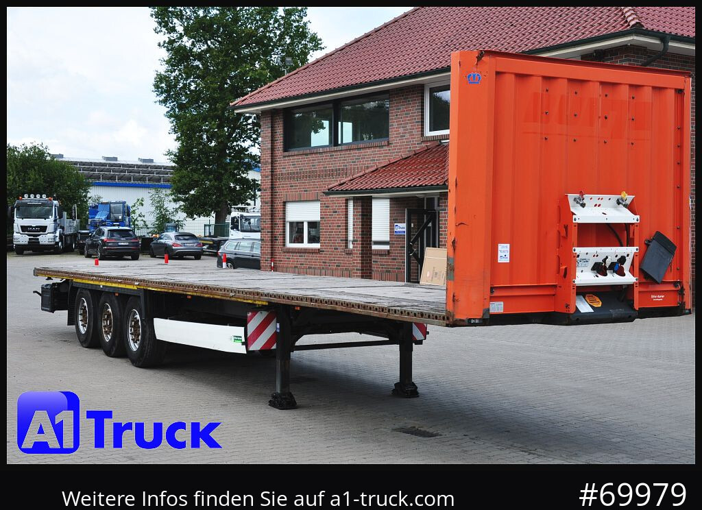 KRONE SD Plateau, Twistlock, Container, - Semi-remorque plateau: photos 1 KRONE SD Plateau, Twistlock, Container, - Semi-remorque plateau: photos 1