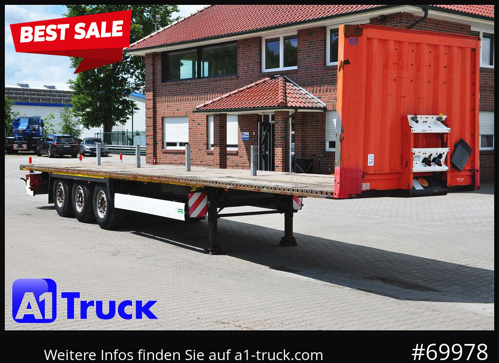 KRONE SD Plateau, Twistlock, Container, - Semi-remorque plateau: photos 1 KRONE SD Plateau, Twistlock, Container, - Semi-remorque plateau: photos 1