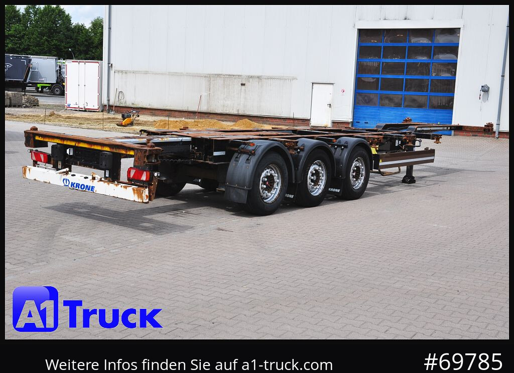 Semi-remorque porte-conteneur/ Caisse mobile KRONE SDC,  Lift SAF,  2x20/30/40: photos 9