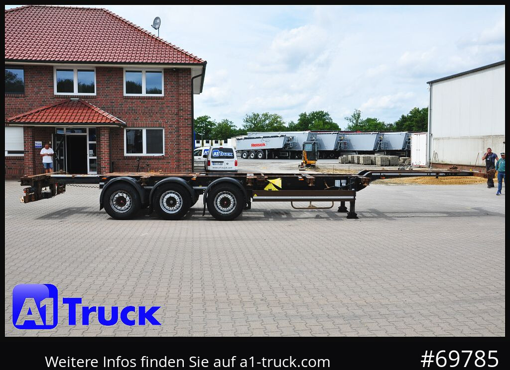 Semi-remorque porte-conteneur/ Caisse mobile KRONE SDC,  Lift SAF,  2x20/30/40: photos 8