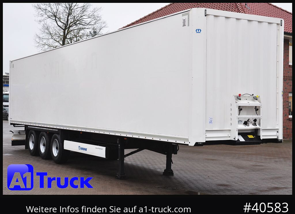 KRONE SDK 27, Koffer, 1 Vorbesitzer, Plywood, - Semi-remorque fourgon: photos 1 KRONE SDK 27, Koffer, 1 Vorbesitzer, Plywood, - Semi-remorque fourgon: photos 1