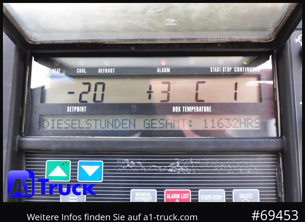 Semi-remorque frigorifique KRONE SDR 27 Carrier 1950 Mt. Doppelstock Lift,: photos 15