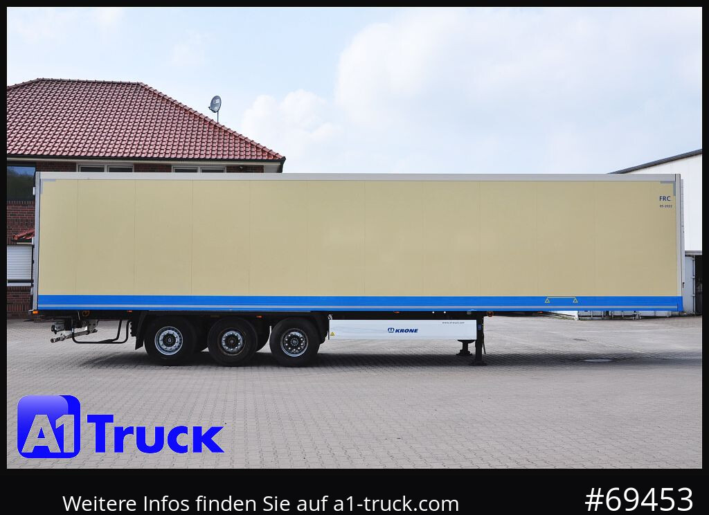 Semi-remorque frigorifique KRONE SDR 27 Carrier 1950 Mt. Doppelstock Lift,: photos 8