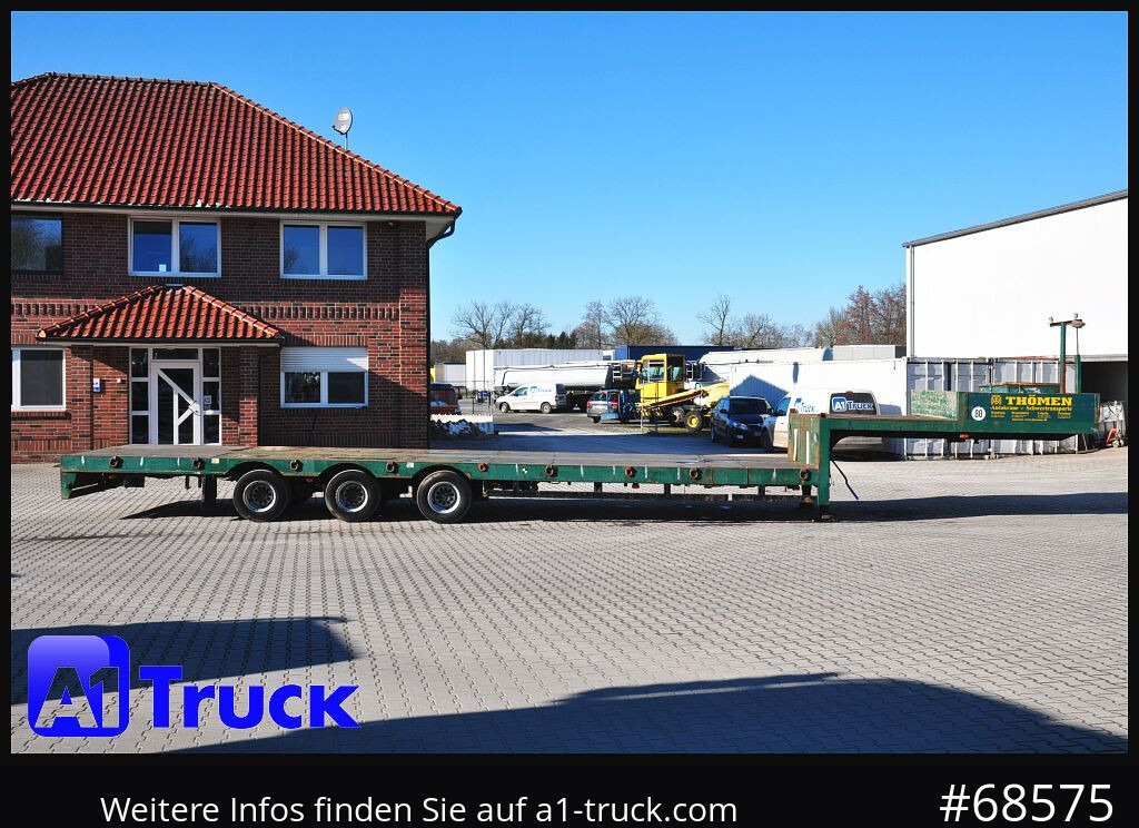 Semi-remorque surbaissé pour transport de équipements lourds NOOTEBOOM ES-GE 3 Achs Tele, SAF: photos 8 Semi-remorque surbaissé pour transport de équipements lourds NOOTEBOOM ES-GE 3 Achs Tele, SAF: photos 8