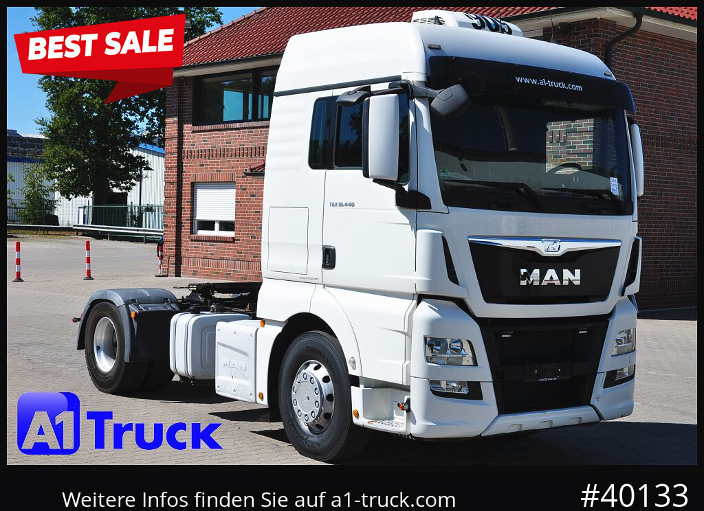 MAN TGX 18.440, Hydraulik, Intarder, Standklima, - Tracteur routier: photos 1 MAN TGX 18.440, Hydraulik, Intarder, Standklima, - Tracteur routier: photos 1