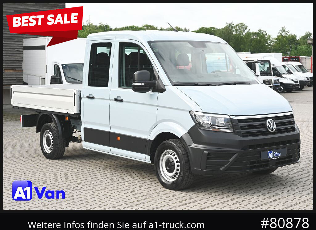 VOLKSWAGEN Crafter 35 Pritsche Doka, AHK, 7-Sitzer, Heckantrieb - Fourgon plateau, Utilitaire double cabine: photos 1 VOLKSWAGEN Crafter 35 Pritsche Doka, AHK, 7-Sitzer, Heckantrieb - Fourgon plateau, Utilitaire double cabine: photos 1