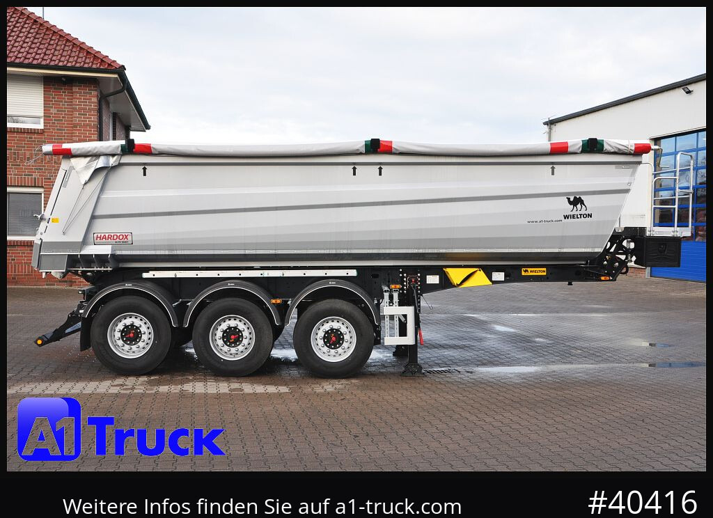 Semi-remorque benne neuf WIELTON Wielton 26m³ Strong Master Stahl: photos 7