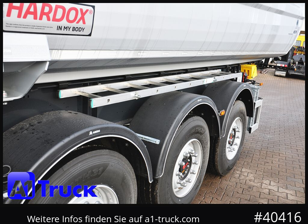 Semi-remorque benne neuf WIELTON Wielton 26m³ Strong Master Stahl: photos 6