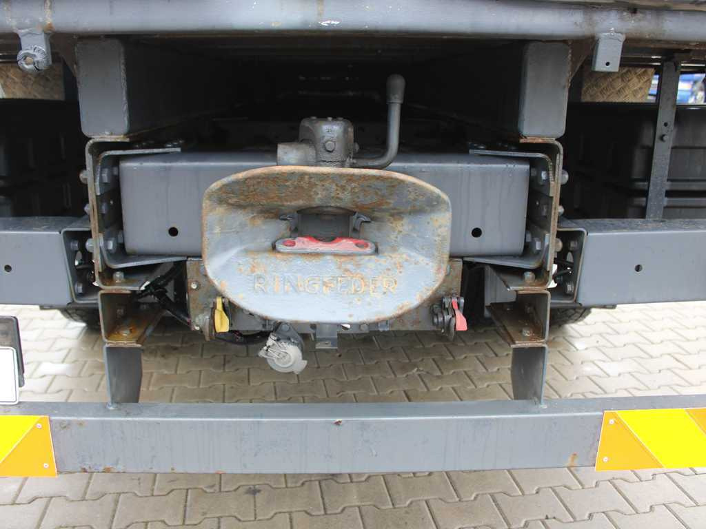 Camion plateau, Camion grue DAF LF 55.250, EURO 4, SIDE BOARD, HYDRAULIC ARM PALFINGER PKK 15500: photos 12