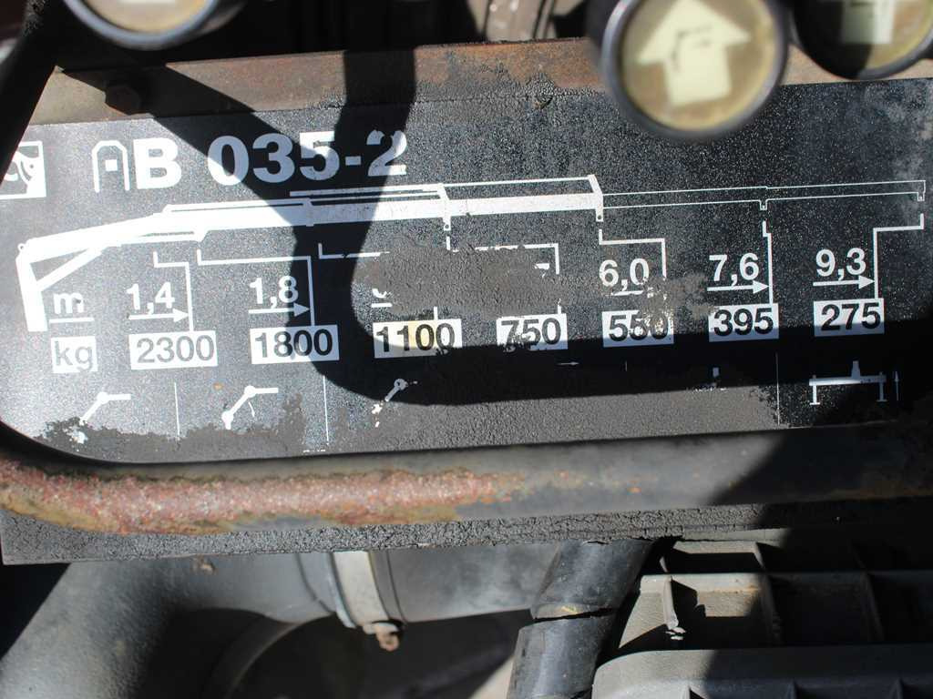 Camion plateau, Camion grue Iveco EUROCARGO 100E17, EURO 3, HYDRAULIC ARM HIAB 035-2: photos 7