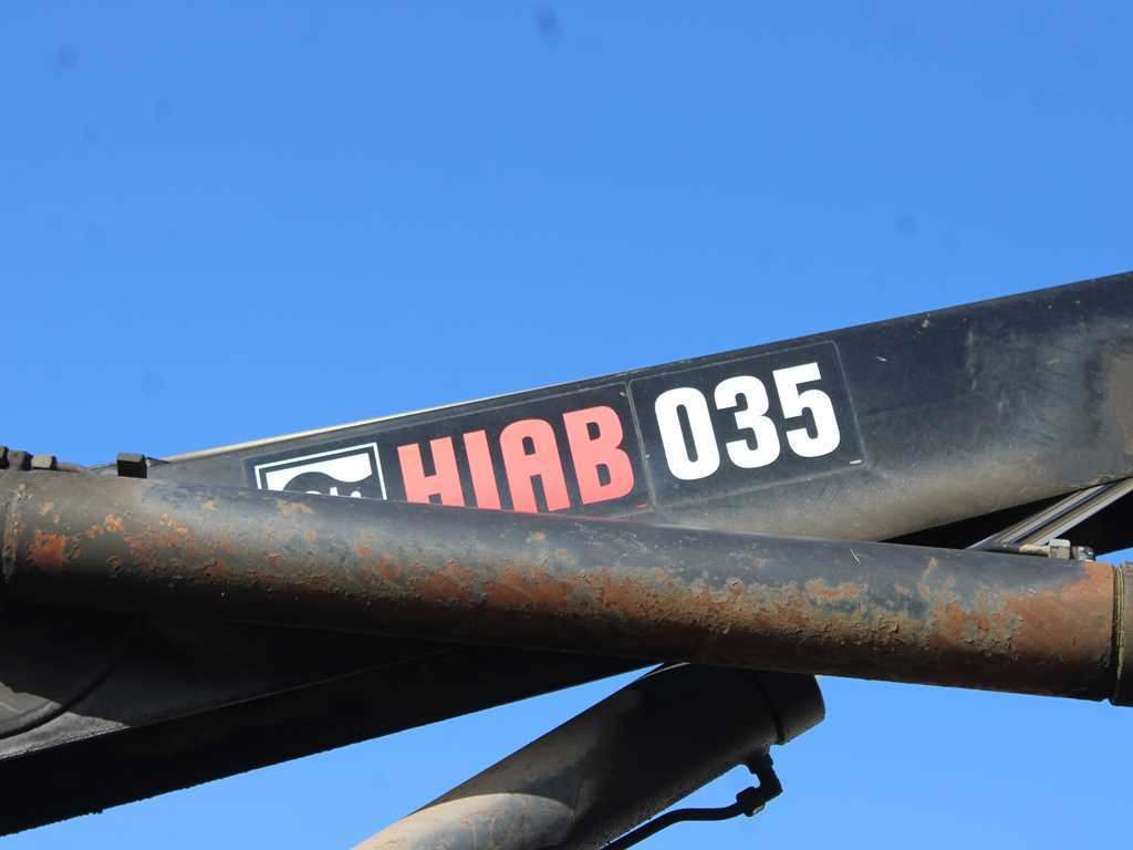 Camion plateau, Camion grue Iveco EUROCARGO 100E17, EURO 3, HYDRAULIC ARM HIAB 035-2: photos 8