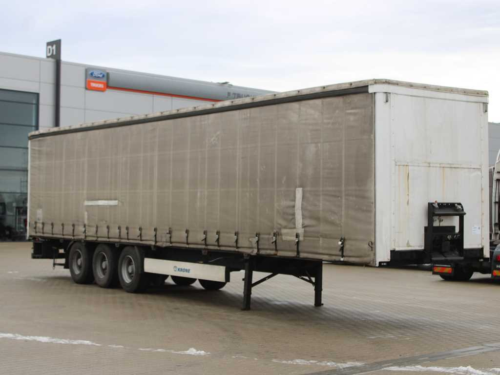 Krone KRONE SDP 27 WKE, LIFTING AXLE - Semi-remorque rideaux coulissants: photos 3 Krone KRONE SDP 27 WKE, LIFTING AXLE - Semi-remorque rideaux coulissants: photos 3