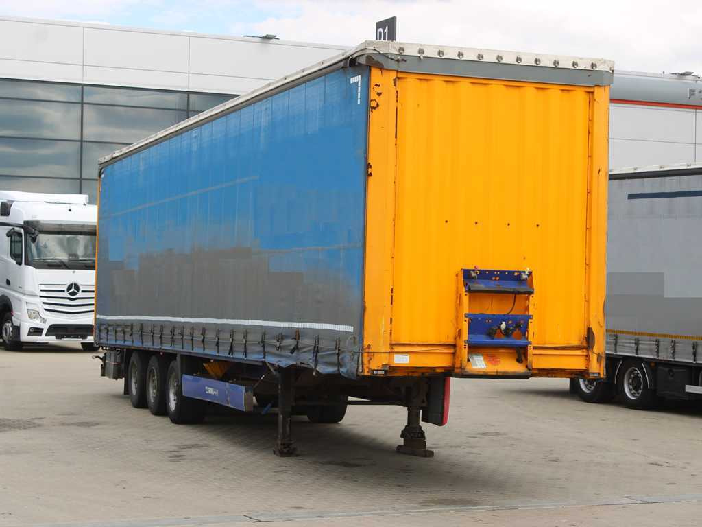 Krone SD, LIFTING AXLE, LOWDECK, LIFTING ROOF - Semi-remorque rideaux coulissants: photos 3 Krone SD, LIFTING AXLE, LOWDECK, LIFTING ROOF - Semi-remorque rideaux coulissants: photos 3