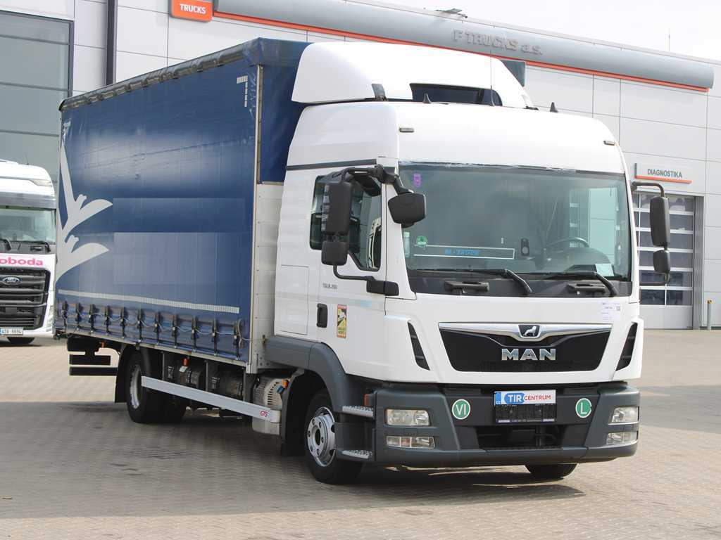 MAN TGL 8.190, EURO 6, TIRES 80% - Camion à rideaux coulissants: photos 3 MAN TGL 8.190, EURO 6, TIRES 80% - Camion à rideaux coulissants: photos 3