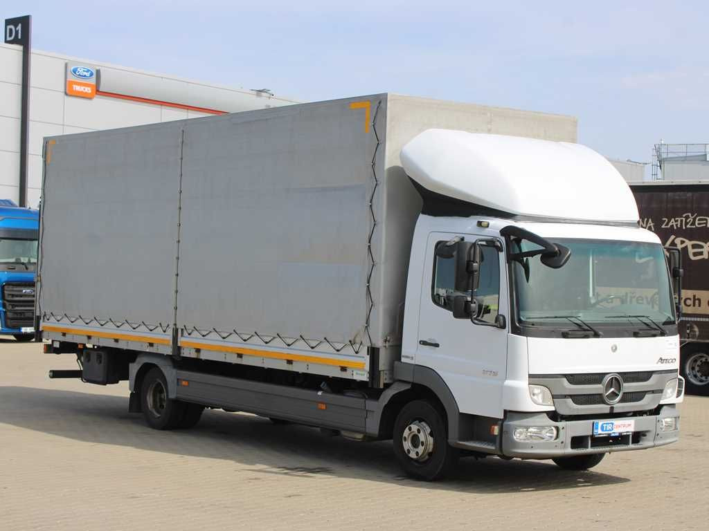 Mercedes-Benz ATEGO 816, EURO 5, TAIL LIFT, SIDEWALLS - Utilitaire plateau baché: photos 2 Mercedes-Benz ATEGO 816, EURO 5, TAIL LIFT, SIDEWALLS - Utilitaire plateau baché: photos 2