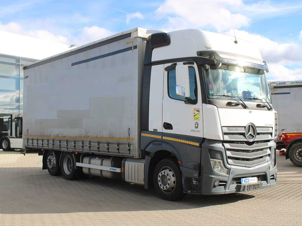 Mercedes-Benz Actros 2542, EURO 6, 6X2, NAVIGATION - Camion à rideaux coulissants: photos 3 Mercedes-Benz Actros 2542, EURO 6, 6X2, NAVIGATION - Camion à rideaux coulissants: photos 3