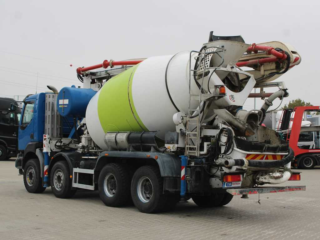 Renault KERAX 420, EURO 3, 7m3, 8X4, CIFA MAGNUM MK 24.4 CONCRETE PUMP - Camion malaxeur pompe: photos 5 Renault KERAX 420, EURO 3, 7m3, 8X4, CIFA MAGNUM MK 24.4 CONCRETE PUMP - Camion malaxeur pompe: photos 5