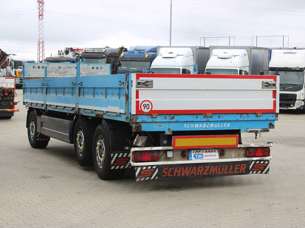 Schwarzmüller PA 3/E, LIFTING AXLE, SIDE PANEL - Remorque plateau: photos 5 Schwarzmüller PA 3/E, LIFTING AXLE, SIDE PANEL - Remorque plateau: photos 5