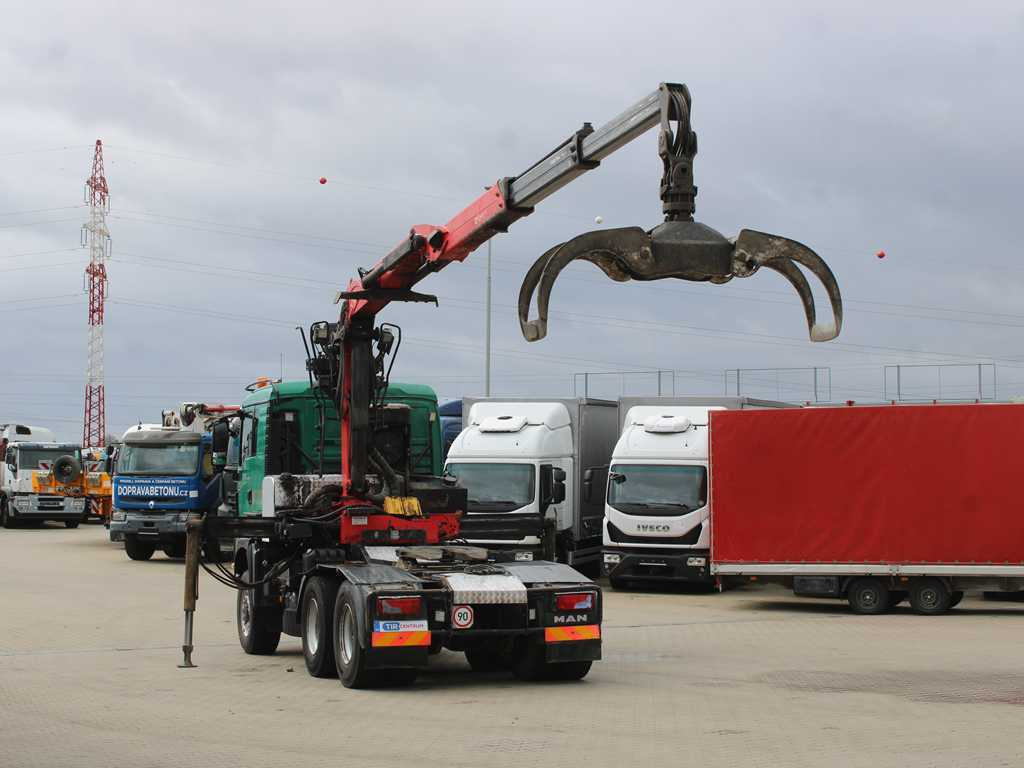 MAN TGS 33.500, 6X6, EURO 6, RETARDER, PALFINGER HYDRAULIC ARM Q170Z96 - Tracteur routier: photos 5 MAN TGS 33.500, 6X6, EURO 6, RETARDER, PALFINGER HYDRAULIC ARM Q170Z96 - Tracteur routier: photos 5