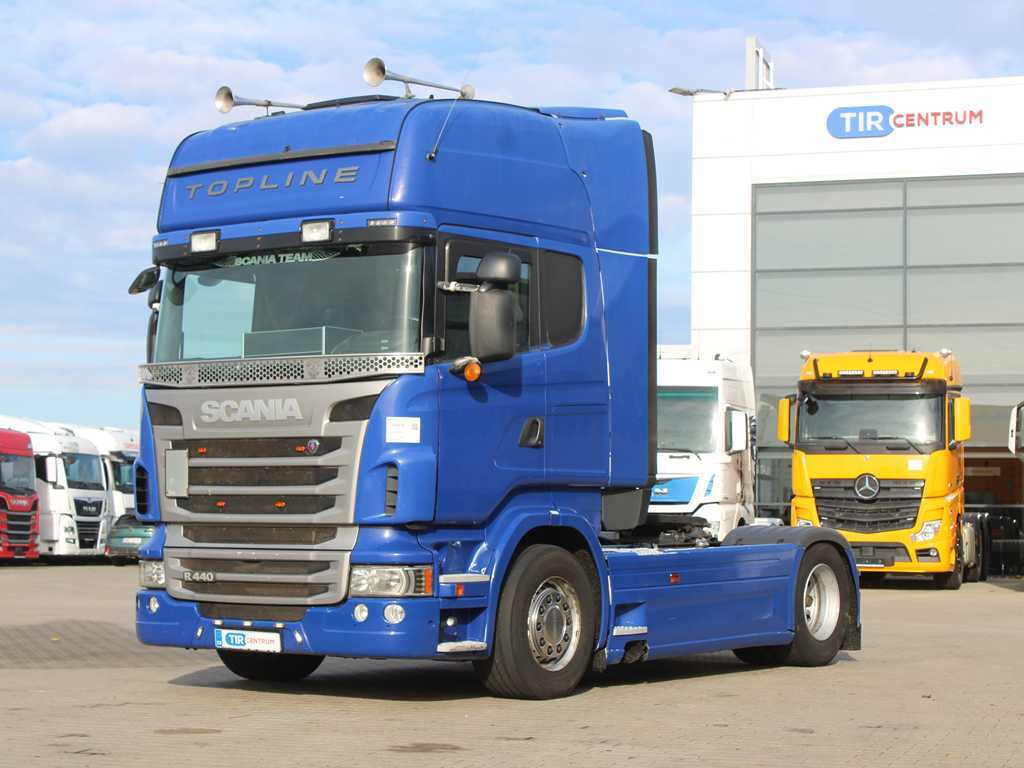 Scania R440, EURO 6, RETARDER, INDEPENDENT AIR CONDITIONING, DUAL-CIRCUIT HYDRAULICS - Tracteur routier: photos 1 Scania R440, EURO 6, RETARDER, INDEPENDENT AIR CONDITIONING, DUAL-CIRCUIT HYDRAULICS - Tracteur routier: photos 1