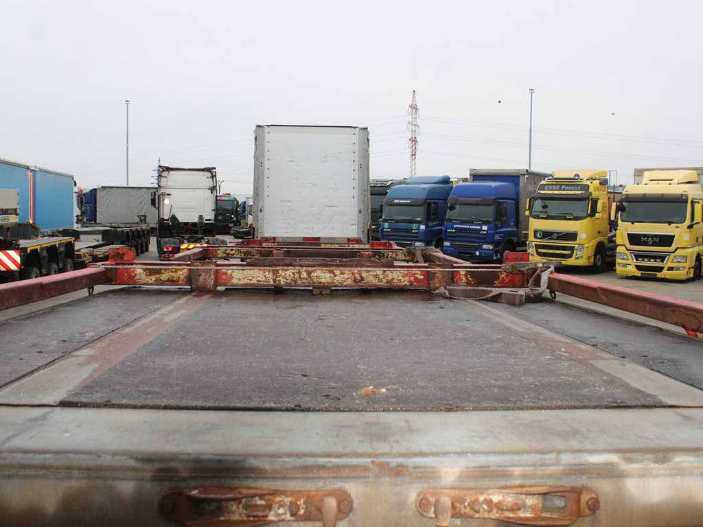 Semi-remorque plateau ZASŁAW D-651A, LIFTING AXLE: photos 7