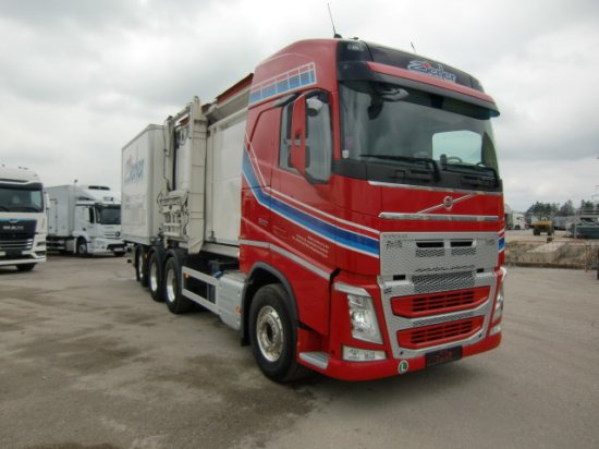 Volvo FH 500 8X4*4 Euro 6, Retarder, Tierkörpertransport Voll Luft - Camion: photos 1 Volvo FH 500 8X4*4 Euro 6, Retarder, Tierkörpertransport Voll Luft - Camion: photos 1