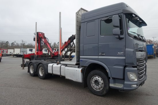 DAF FAT XF 510 mit Penz Ladekran 15Z8.70 inkl. Holzgreifer 6x4 - Camion grumier: photos 3 DAF FAT XF 510 mit Penz Ladekran 15Z8.70 inkl. Holzgreifer 6x4 - Camion grumier: photos 3