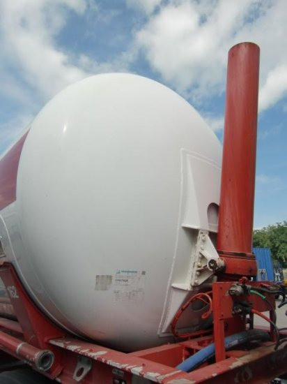 Citerne pulvérulente Feldbinder KIP 63.3 Siloauflieger,  SAF-Achsen, Alu-Felgen,: photos 11