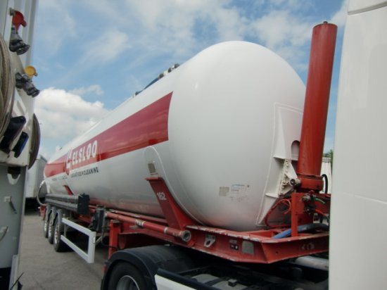 Citerne pulvérulente Feldbinder KIP 63.3 Siloauflieger,  SAF-Achsen, Alu-Felgen,: photos 6