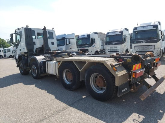 Camion ampliroll, Camion grue Iveco 8x4 Meiller Abroller, Automatik, E6, Retarder,: photos 6 Camion ampliroll, Camion grue Iveco 8x4 Meiller Abroller, Automatik, E6, Retarder,: photos 6