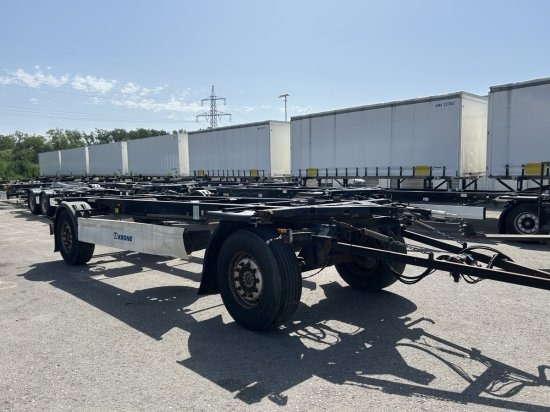 Krone AZ 18, Standard-Lafette BPW-Achsen, - Remorque porte-conteneur/ Caisse mobile: photos 3 Krone AZ 18, Standard-Lafette BPW-Achsen, - Remorque porte-conteneur/ Caisse mobile: photos 3