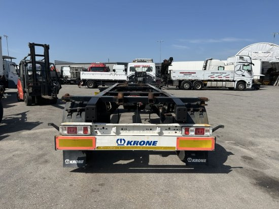 Krone AZ 18, Standard-Lafette BPW-Achsen, - Remorque porte-conteneur/ Caisse mobile: photos 5 Krone AZ 18, Standard-Lafette BPW-Achsen, - Remorque porte-conteneur/ Caisse mobile: photos 5