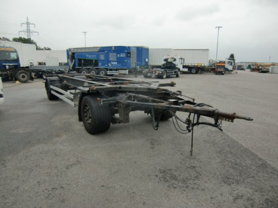 Krone Maxi Lafette BPW Achsen 3 Stück - Remorque porte-conteneur/ Caisse mobile: photos 3 Krone Maxi Lafette BPW Achsen 3 Stück - Remorque porte-conteneur/ Caisse mobile: photos 3