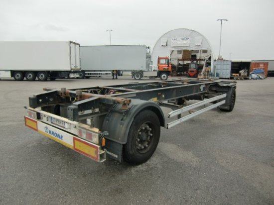 Krone Maxi Lafette BPW Achsen 3 Stück - Remorque porte-conteneur/ Caisse mobile: photos 4 Krone Maxi Lafette BPW Achsen 3 Stück - Remorque porte-conteneur/ Caisse mobile: photos 4