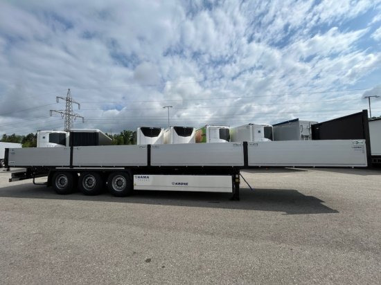 Krone Profi Liner SDP 27 Baustoff Auflieger Neu, 1-A Liftachse - Semi-remorque plateau: photos 4 Krone Profi Liner SDP 27 Baustoff Auflieger Neu, 1-A Liftachse - Semi-remorque plateau: photos 4